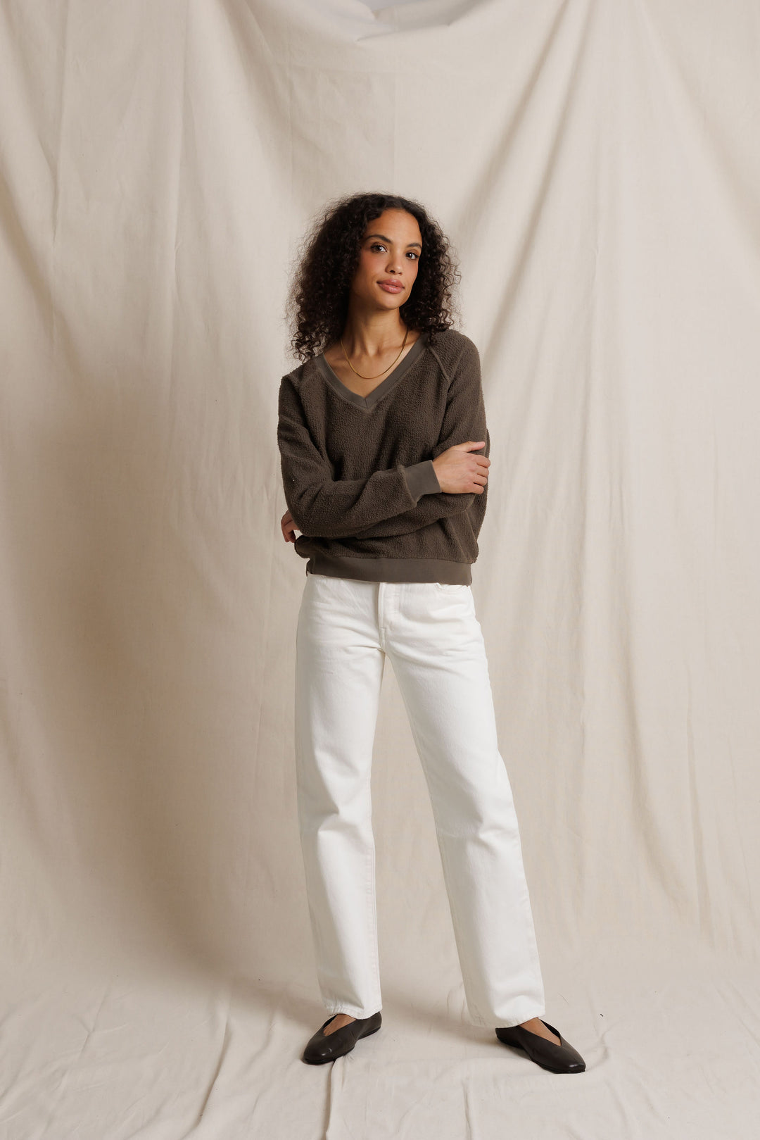 Zuri Reverse Fleece Sweatshirt