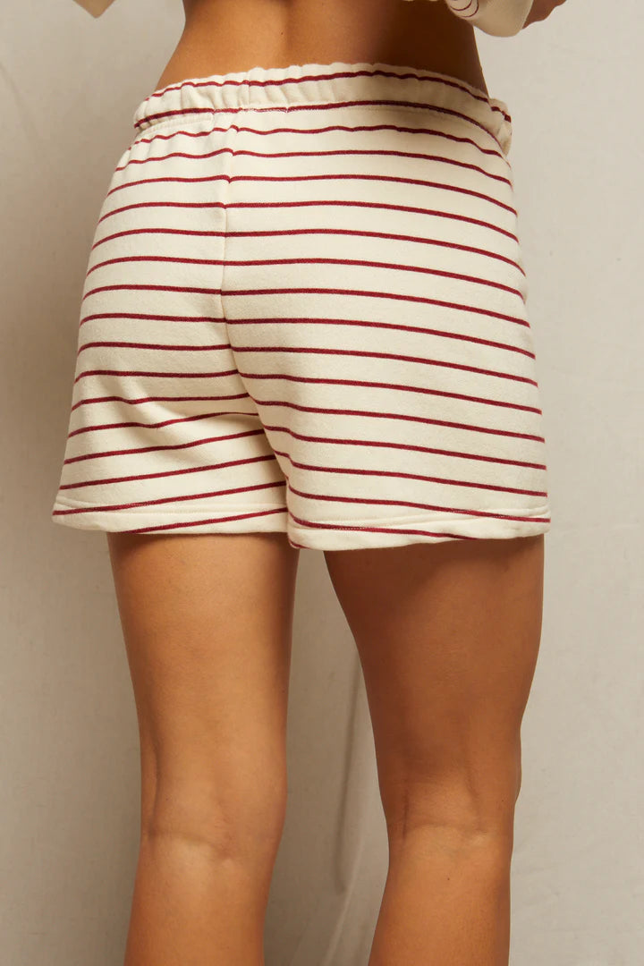 Bennie Stripe French Terry Short