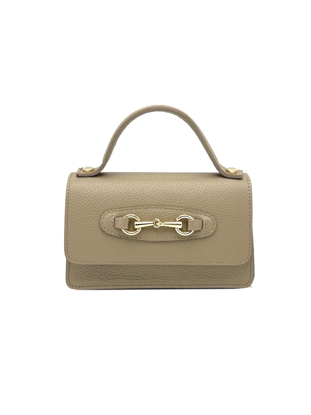 Gretchen Genuine Leather Handbag Taupe