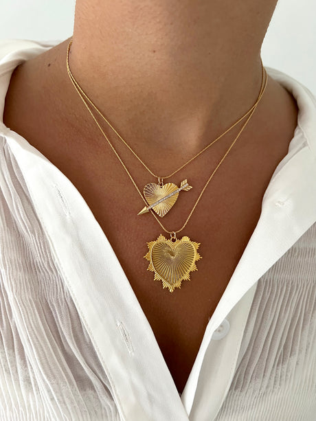 Goldie Heart Necklace