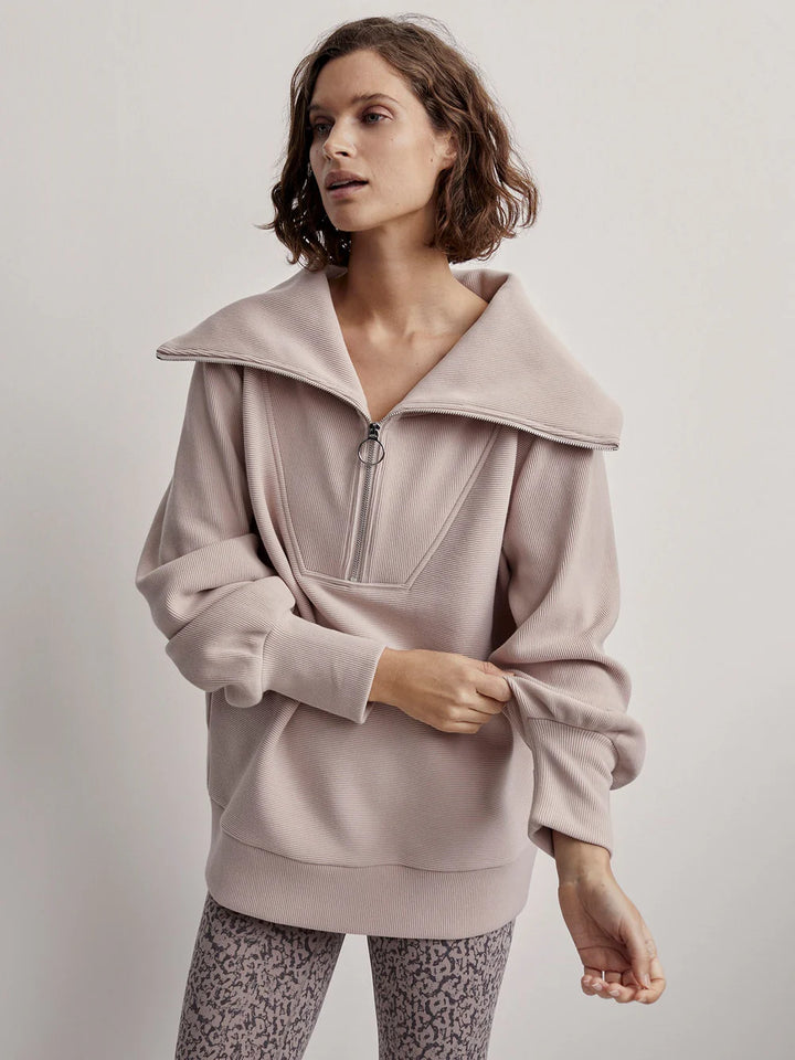 Vine Half Zip Mushroom