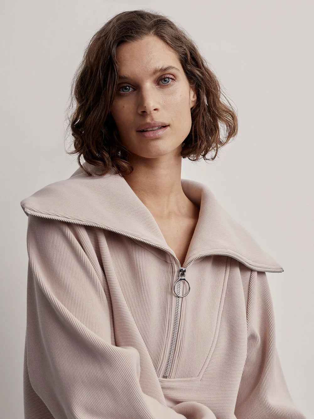 Vine Half Zip Mushroom