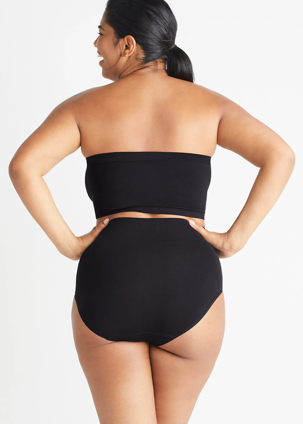 Bandeau Seamless Bra Black