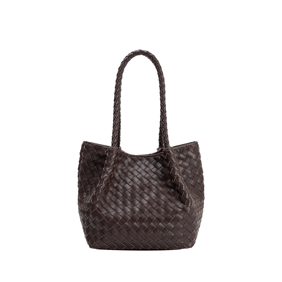 Anahi Recycled Vegan Top Handle Bag Espresso