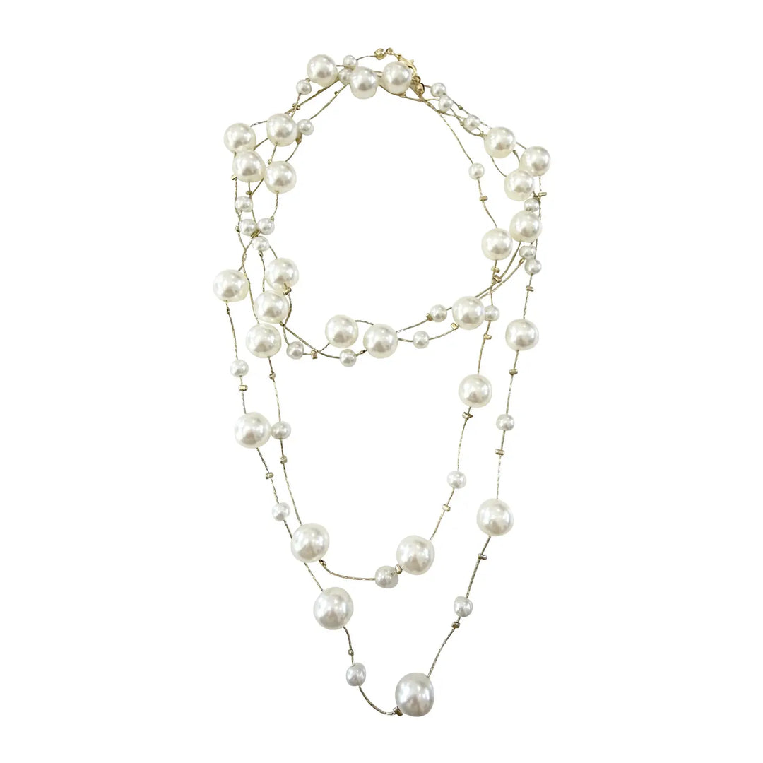 Pearly Wrap Necklace