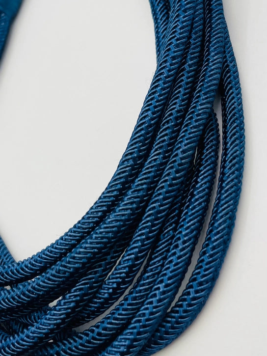 Original Slub 8 Strand Necklace Navy
