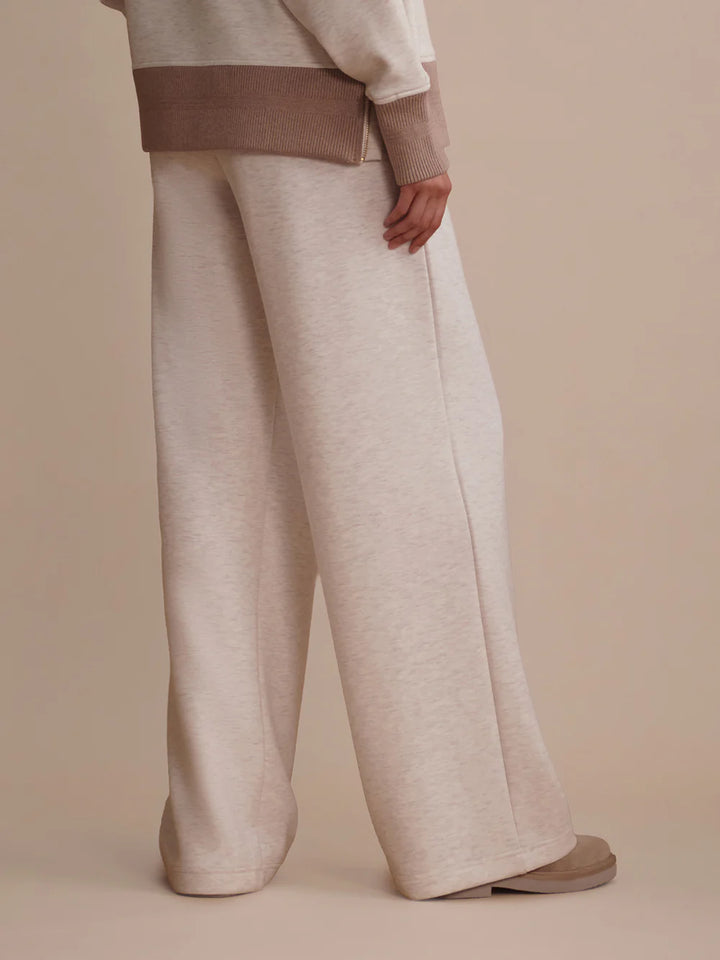 The Extra Wide Leg Pant 29.5 Ivory Marl