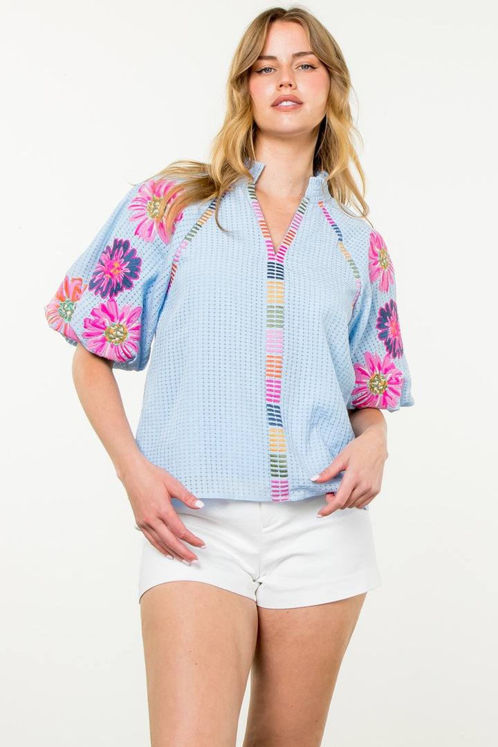 Marti Blouse Light Blue