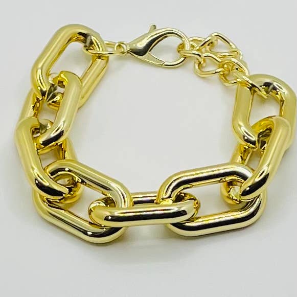 Golden Ultralight Oval Link Chain