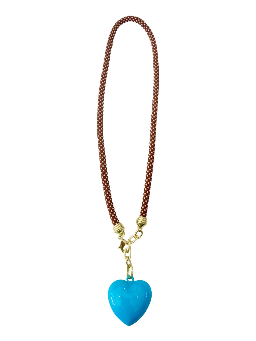 Shay Rope Necklace Brown