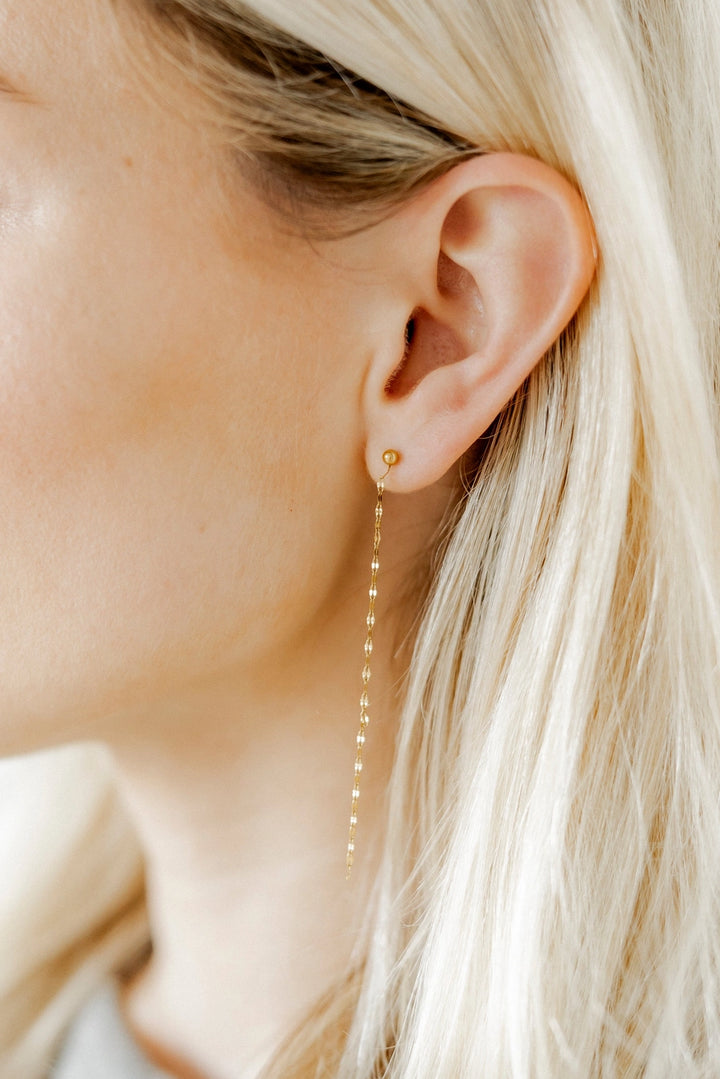 Devin Duster Earrings Gold