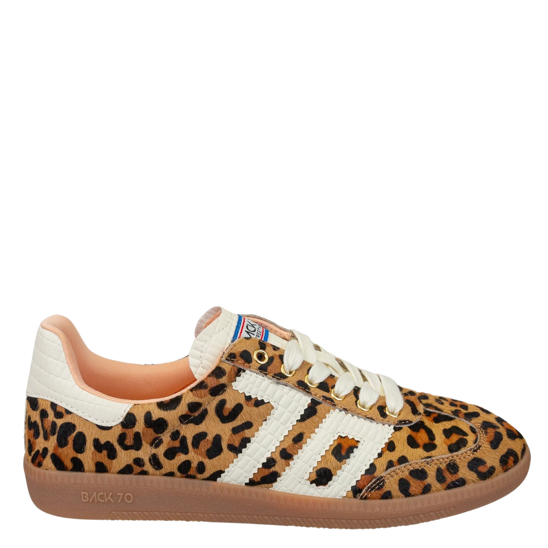 Cloud Sneakers Leopard Camel White