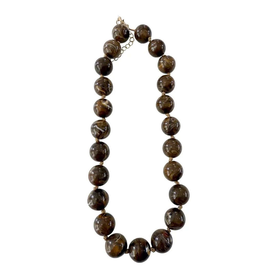 Tula Necklace Brown