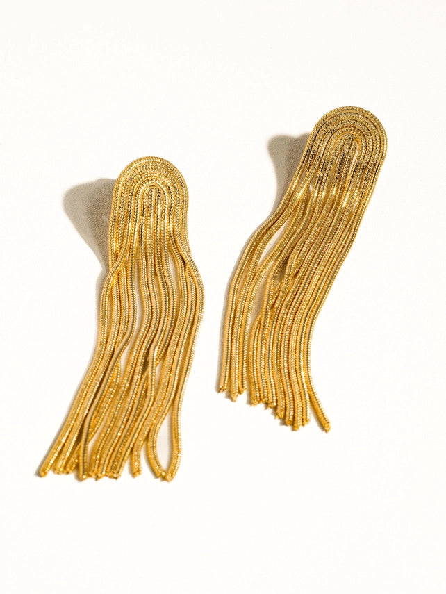 Clarissa Non-Tarnish Dressy Tassel Earring