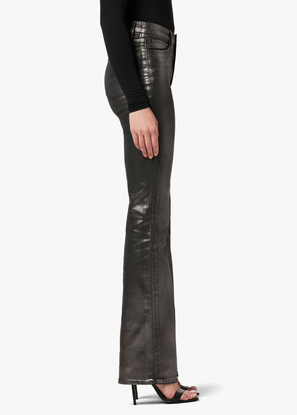 The Hi Honey Boot Foil Gunmetal