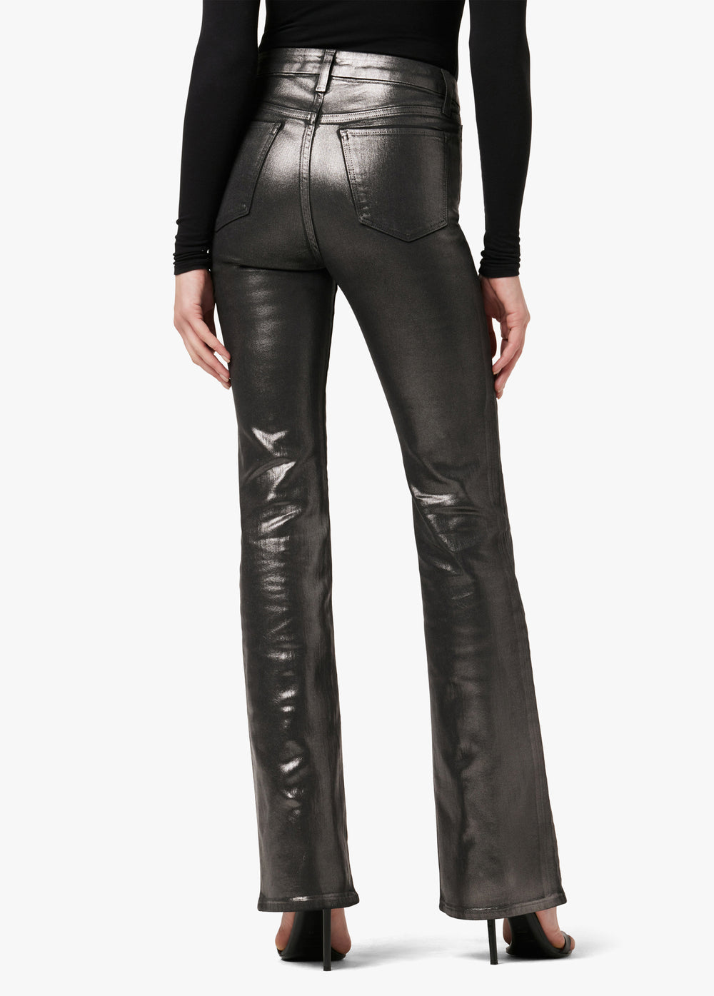 The Hi Honey Boot Foil Gunmetal