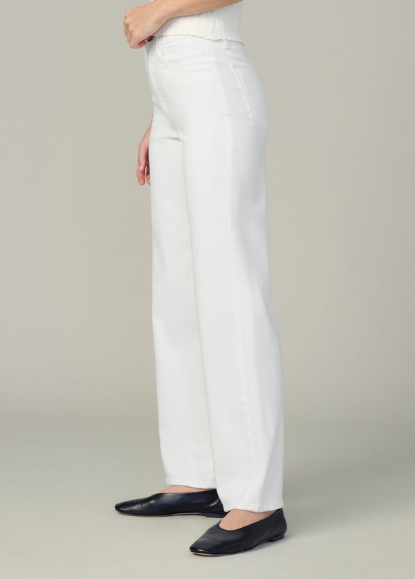 The Mia Wide Leg Petite White