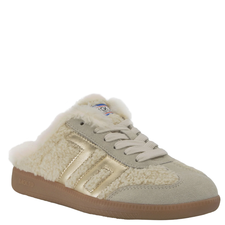 Easter FL Backless Sneakers Butter Gold
