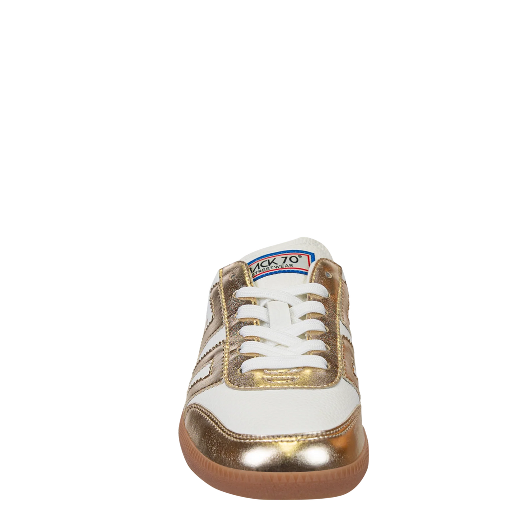 Easter Backless Sneaker Metallic Gold
