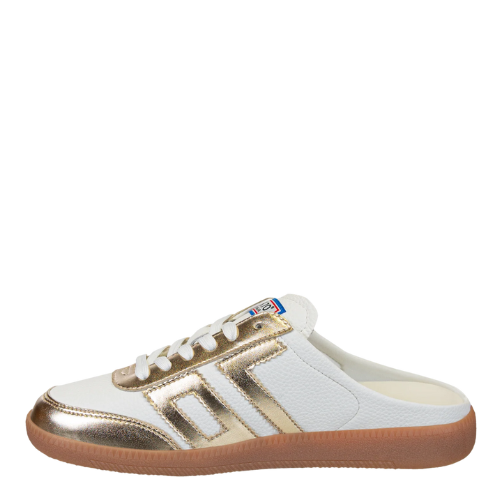 Easter Backless Sneaker Metallic Gold