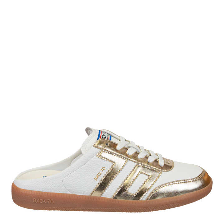 Easter Backless Sneaker Metallic Gold