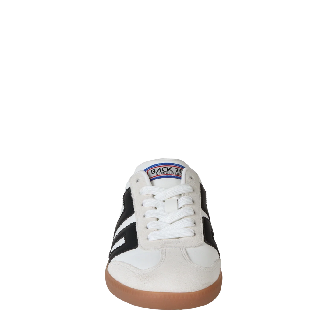Easter Backless Sneakers White Black