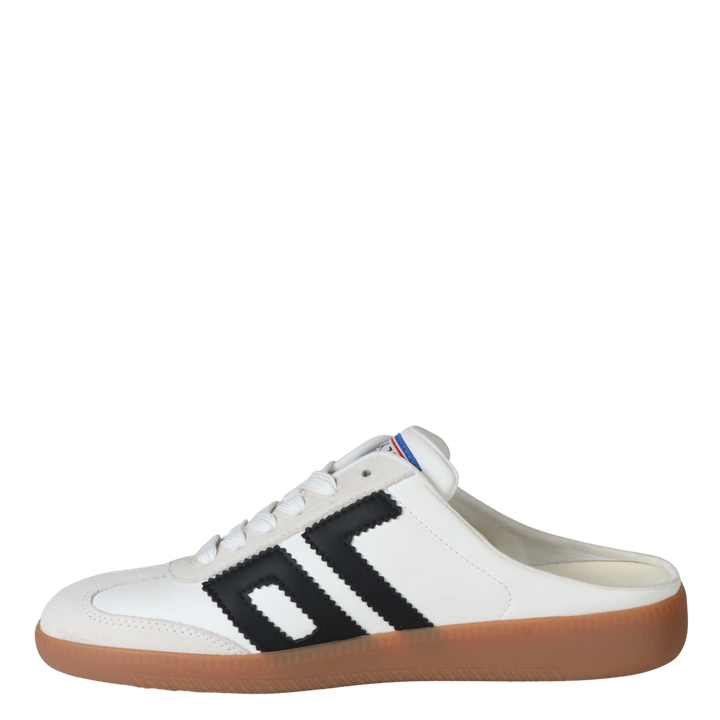 Easter Backless Sneakers White Black