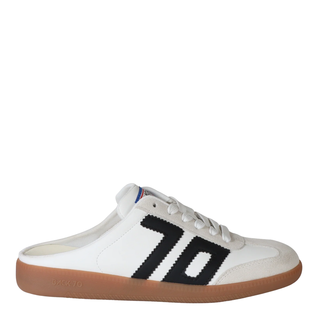 Easter Backless Sneakers White Black