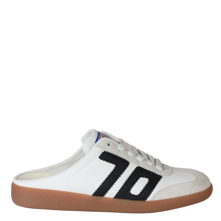 Easter Backless Sneakers White Black