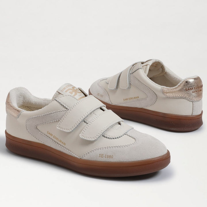 Talia Sneaker Ivory/Gold