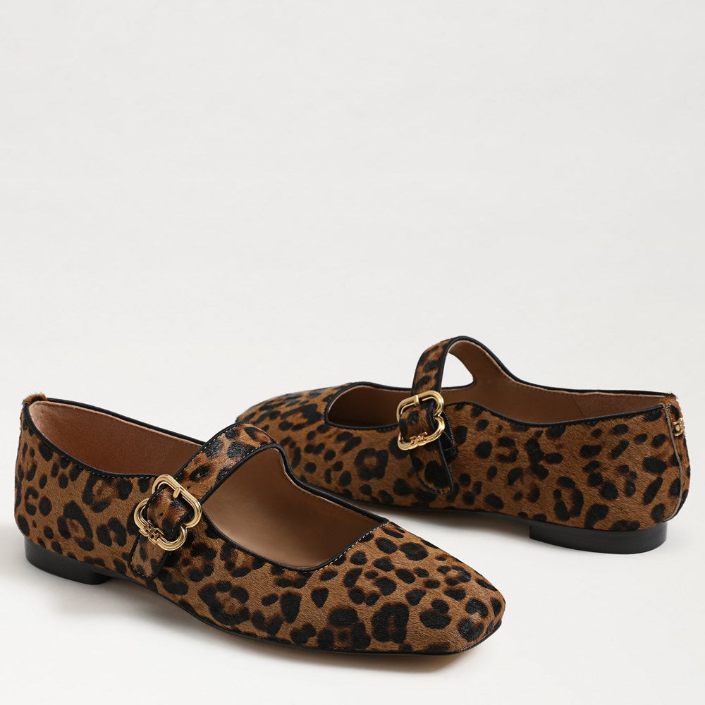 Michaela Mary Jane Flat Leopard