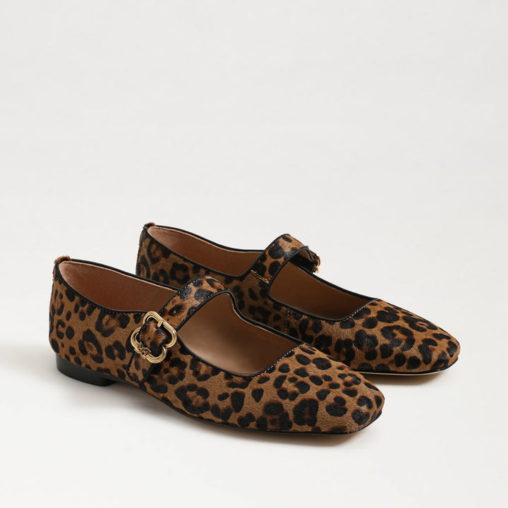 Michaela Mary Jane Flat Leopard