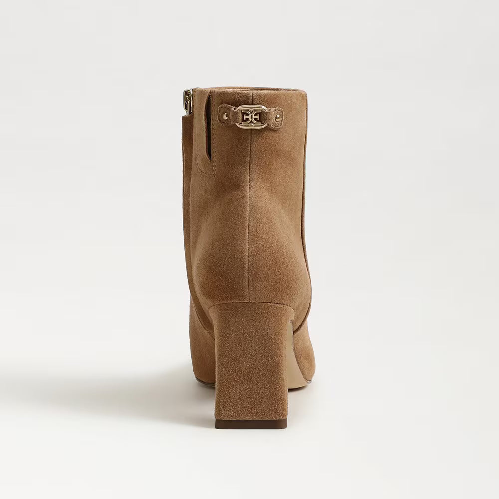 Saige Ankle Bootie Cyrpus Tan Suede