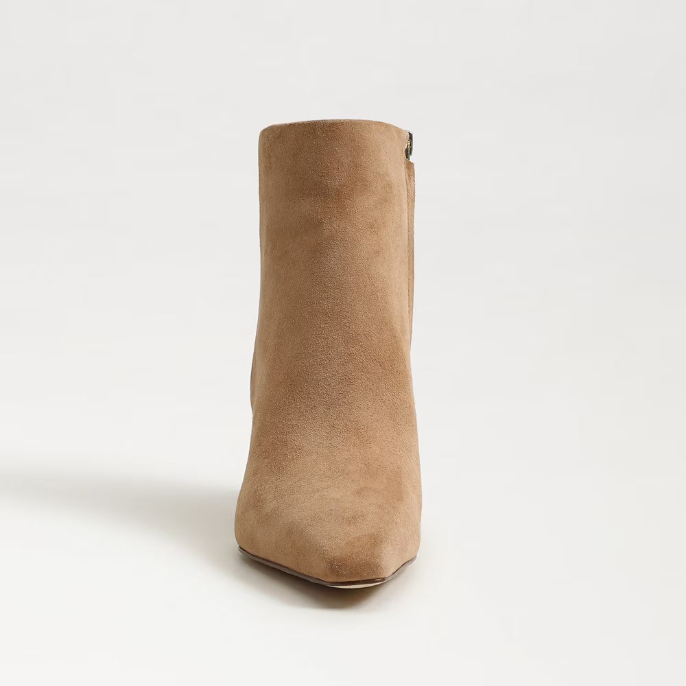 Saige Ankle Bootie Cyrpus Tan Suede