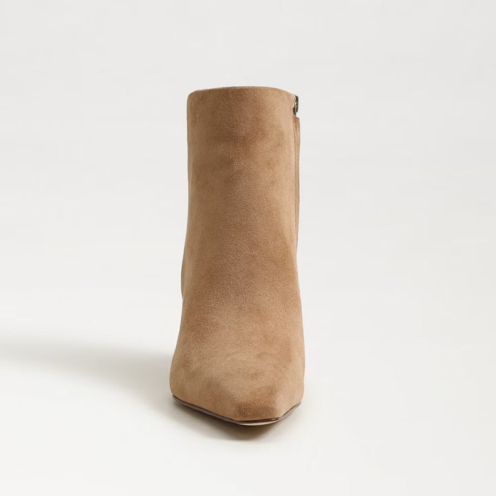 Saige Ankle Bootie Cyrpus Tan Suede