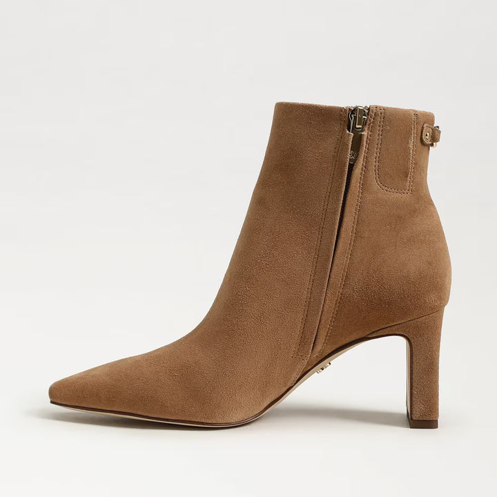 Saige Ankle Bootie Cyrpus Tan Suede