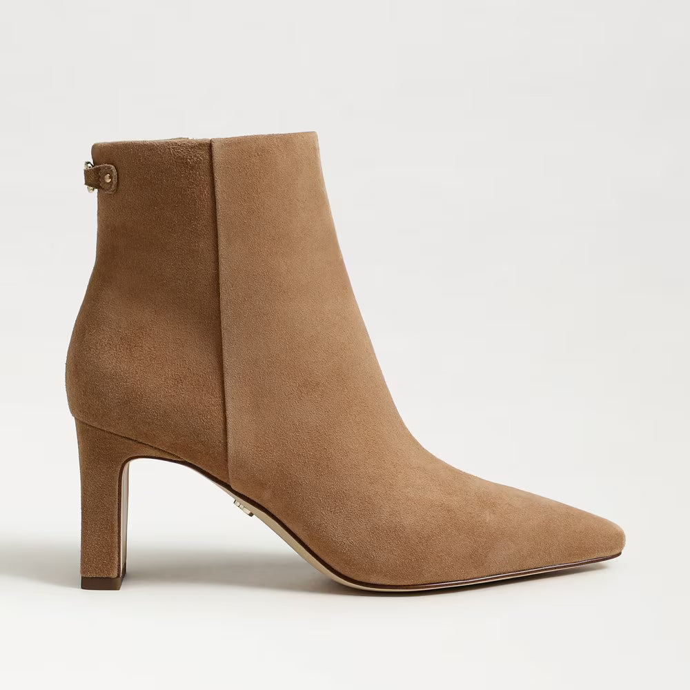 Saige Ankle Bootie Cyrpus Tan Suede