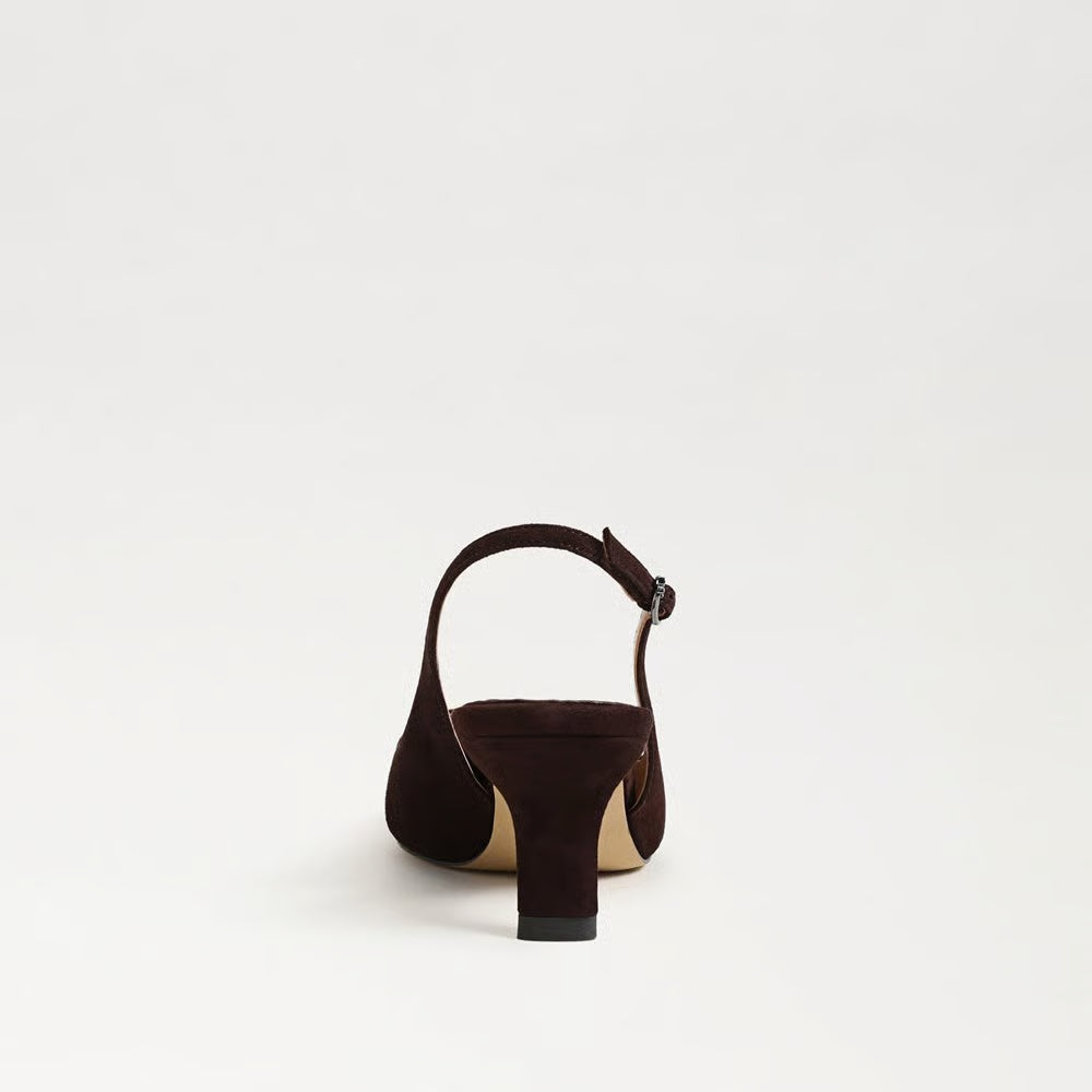 Bianka Slingback Chocolate Suede