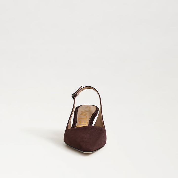 Bianka Slingback Chocolate Suede