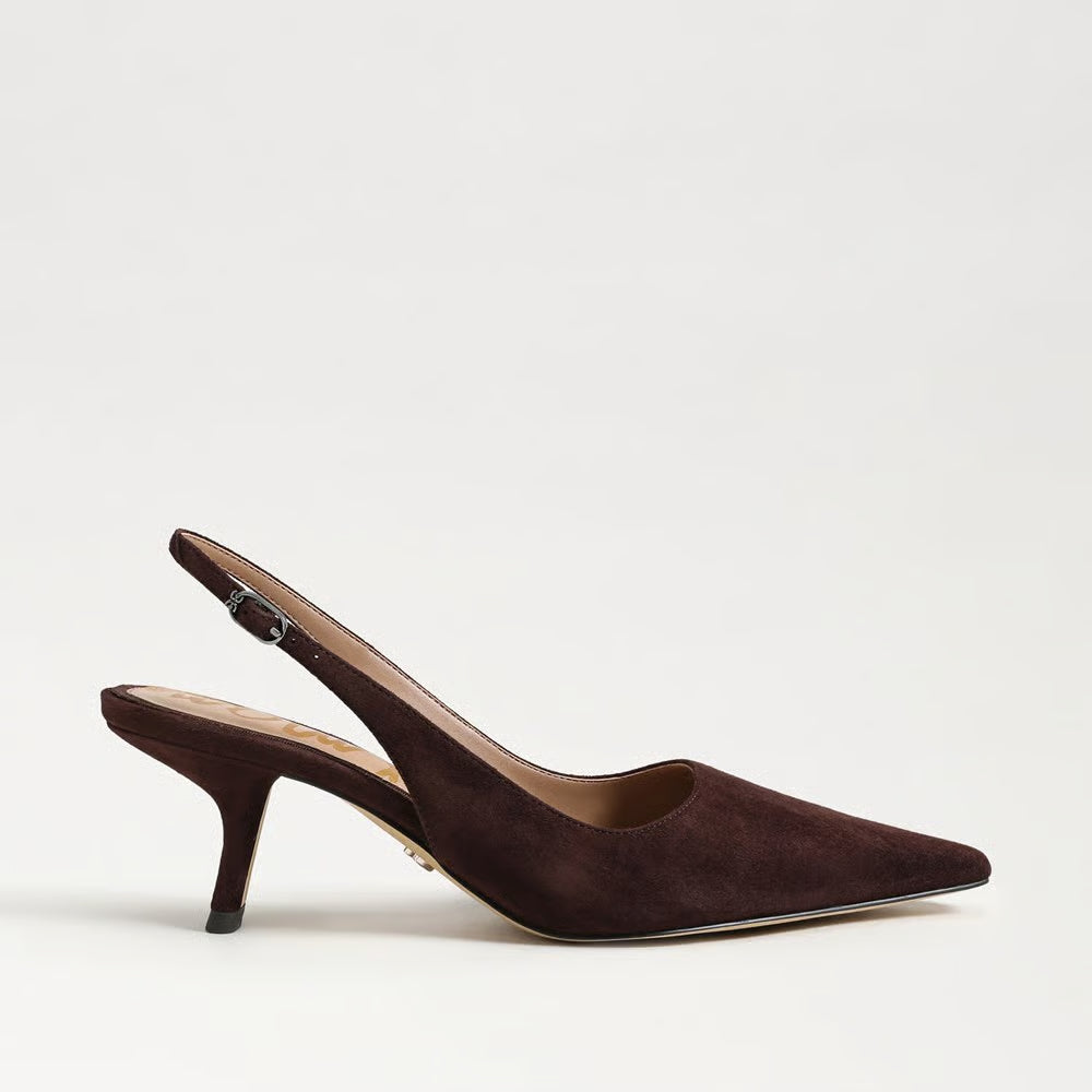 Bianka Slingback Chocolate Suede