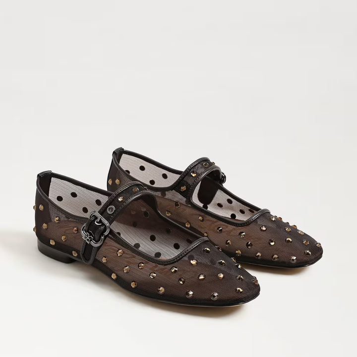 Michaela Shine Dressmesh Cafe Noir