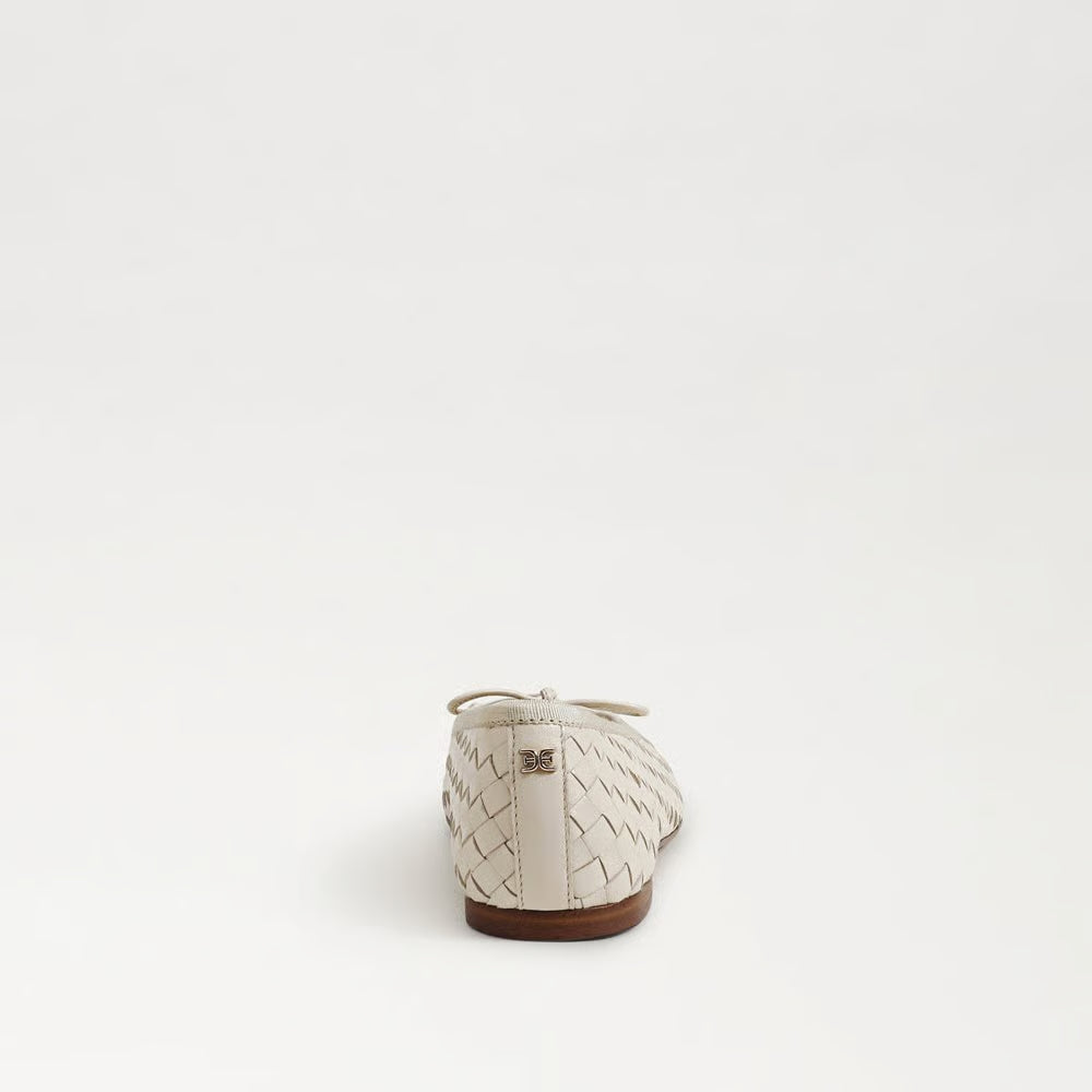 Ruthie Woven Ballet Flat Ivory