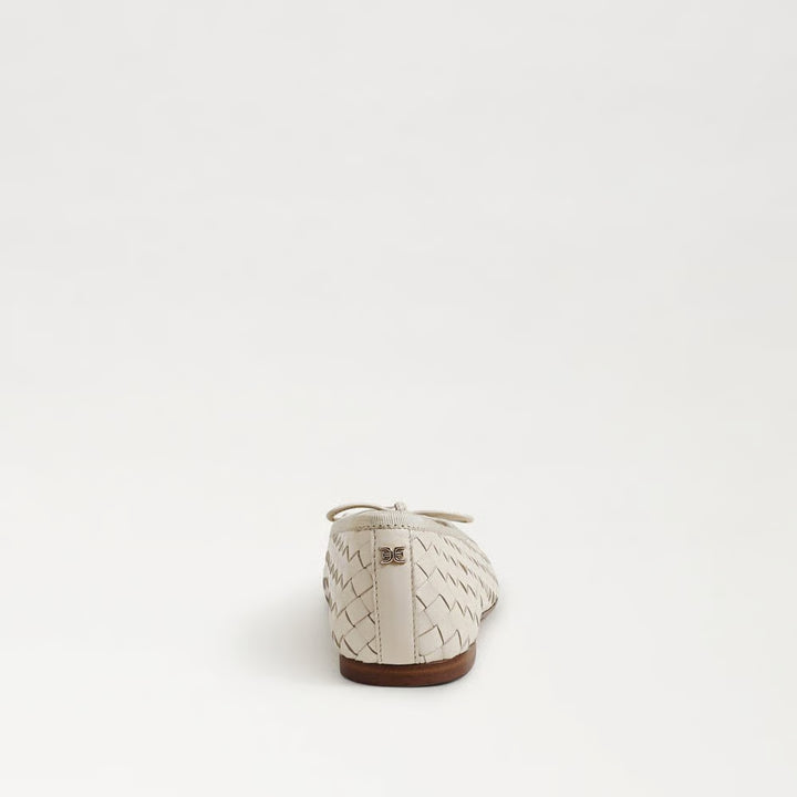 Ruthie Woven Ballet Flat Ivory