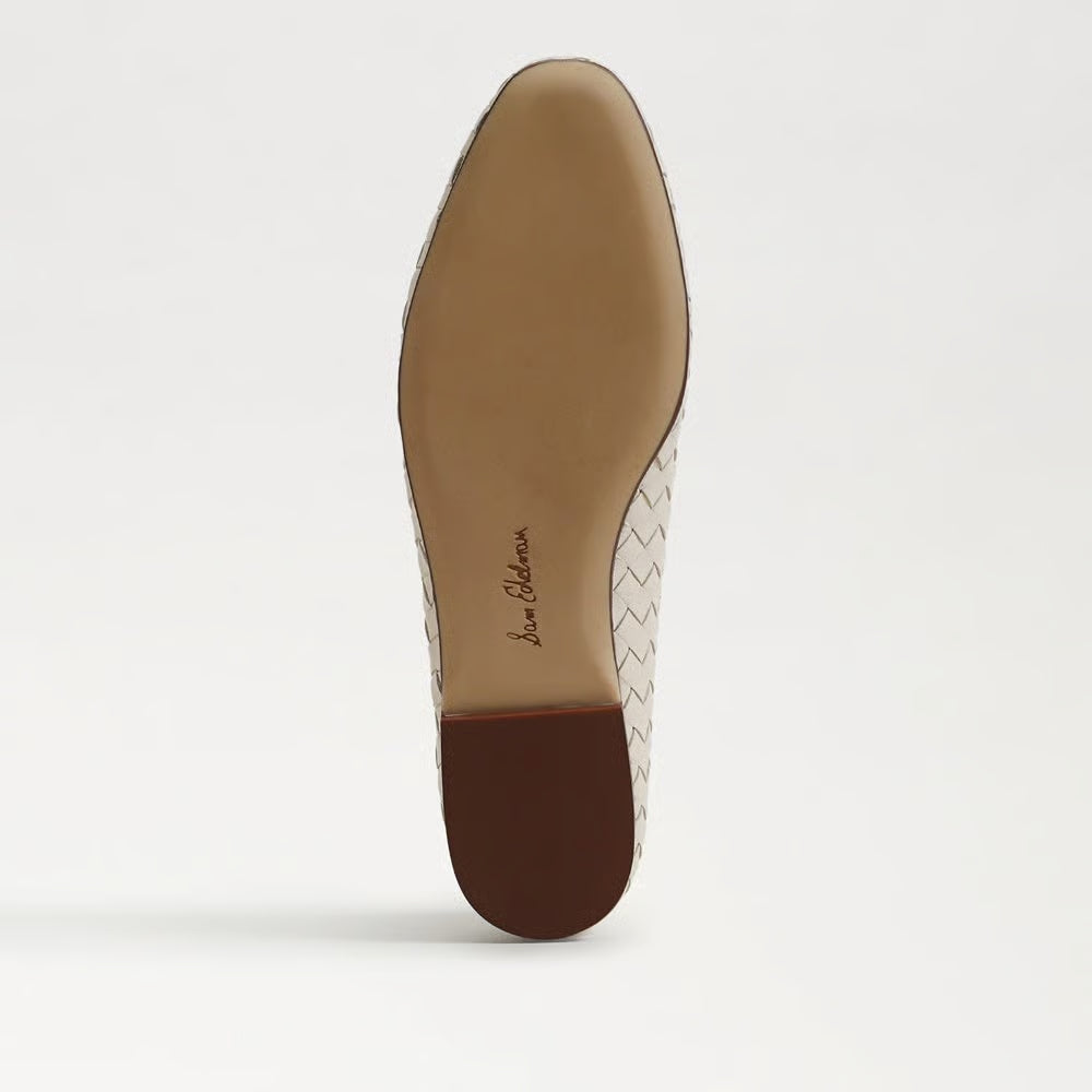 Ruthie Woven Ballet Flat Ivory