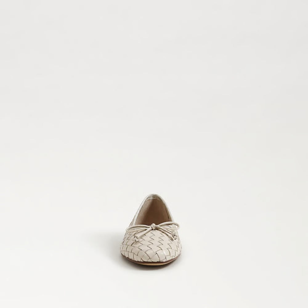 Ruthie Woven Ballet Flat Ivory