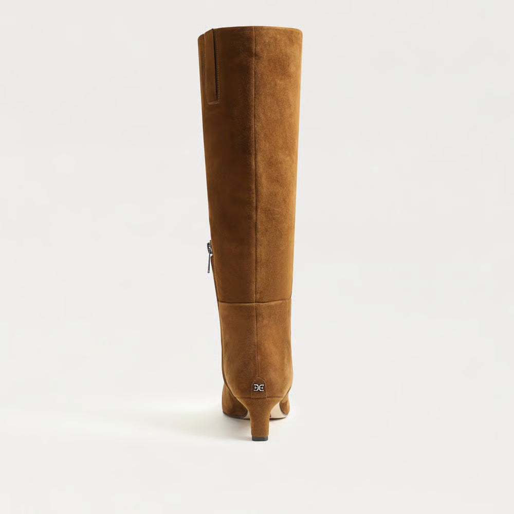 Perla Knee High Boot Warm Nutmeg Suede