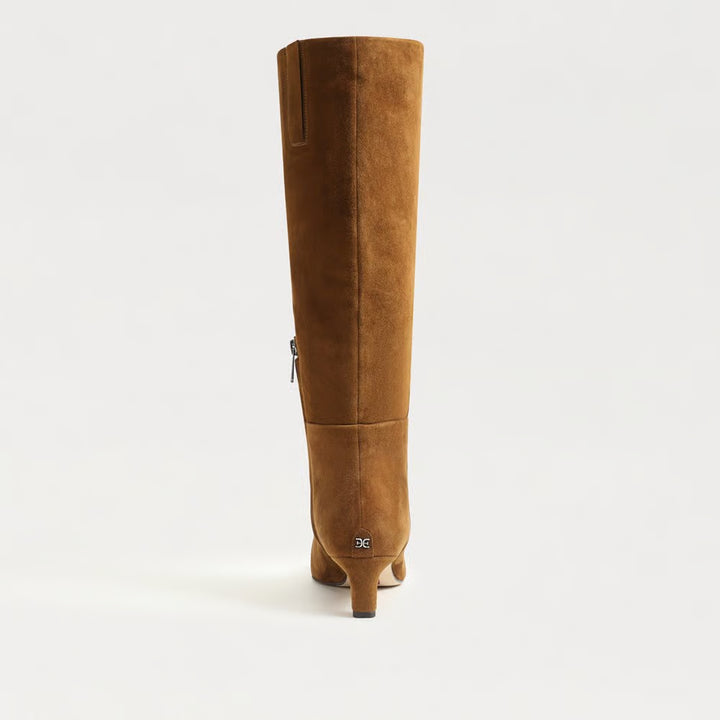 Perla Knee High Boot Warm Nutmeg Suede