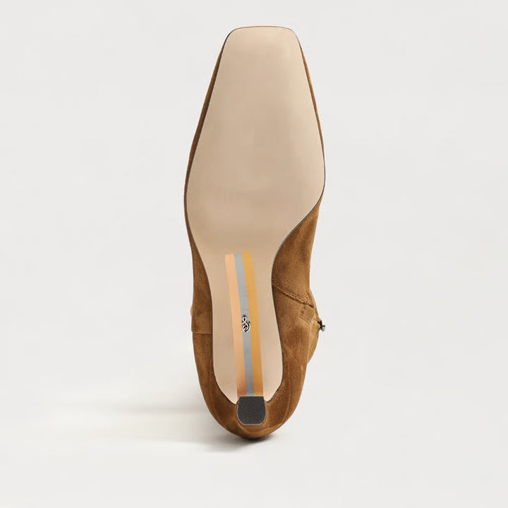 Perla Knee High Boot Warm Nutmeg Suede