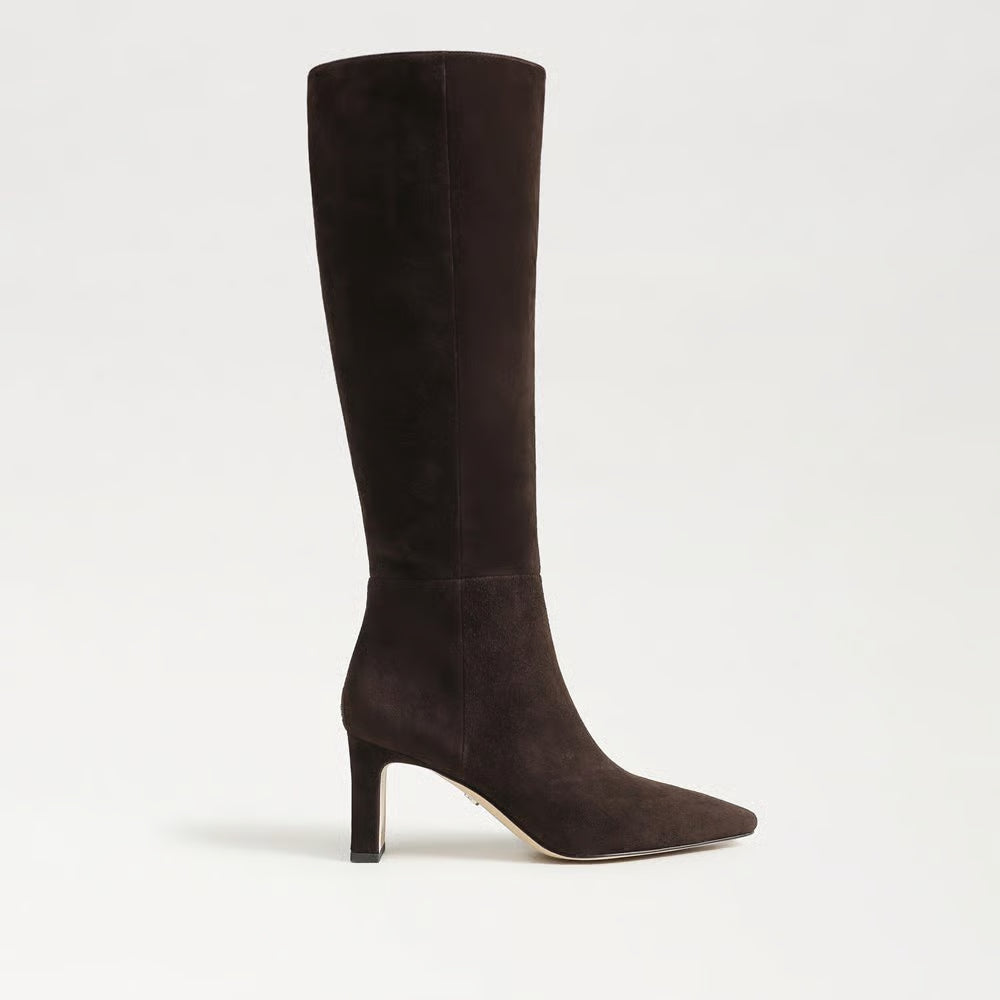 Sylvia Boot Chocolate Brown Suede