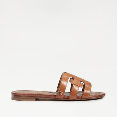 Bay Slide Sandal Saddle Leather
